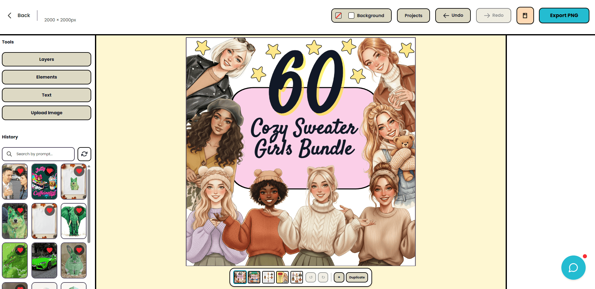 Image Editor interface for creating listing images