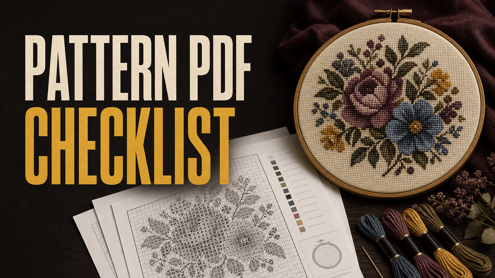 What to Include in a Cross-Stitch Pattern PDF article cover